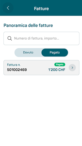Anteprima dell'app