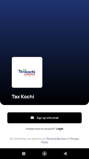 Tax Kochi Screen 2