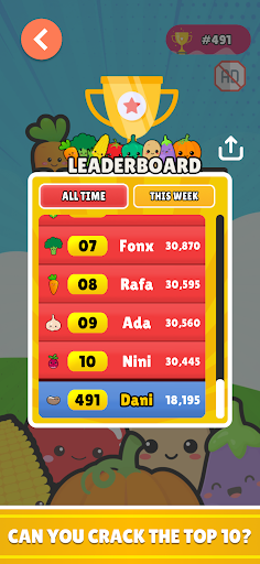 Veggie Stack! Screen 3