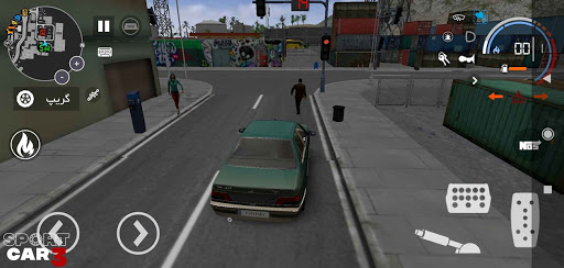 Mobil sport 3: Taksi & Polisi - simulator mengemudi