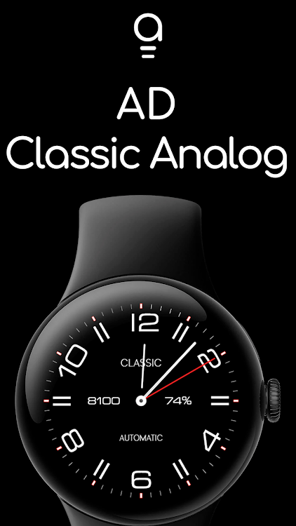 AD Classic Analog - Watch Face - New - (Android)