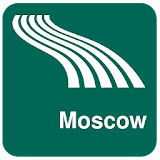 Moscow Map offline icon