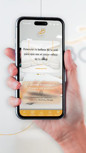 Android application Bouret clinic screenshort