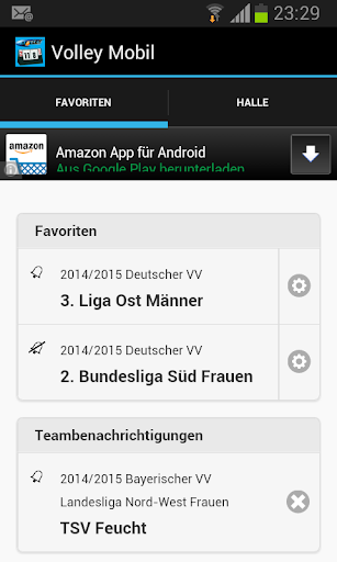 Volley Mobil Screen 2