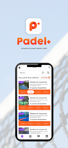 Android application Padel screenshort