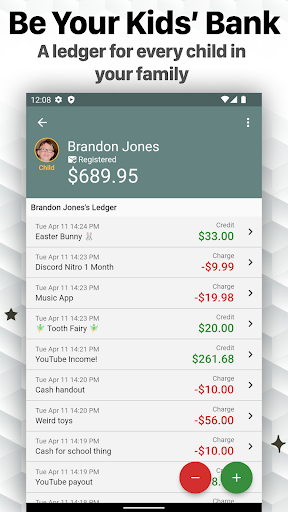 Android application Family Ledgers screenshort