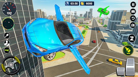 Flying Car- Ultimate 3D Stunts