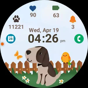 Dog Watch Face Animated