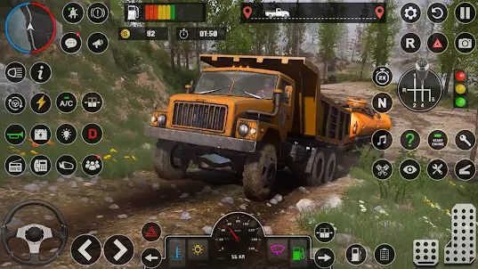 泥漿車模擬器-泥卡車遊戲: 泥漿車駕駛