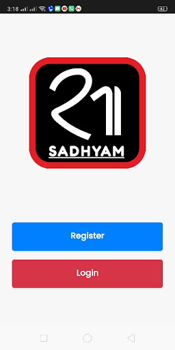 Android application SADHYAM DIGITAL ACADEMY screenshort