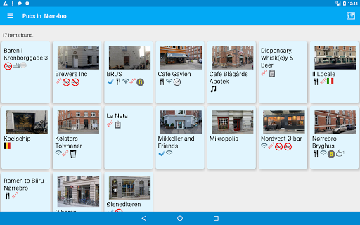 Screenshot of Beer Guide Copenhagen