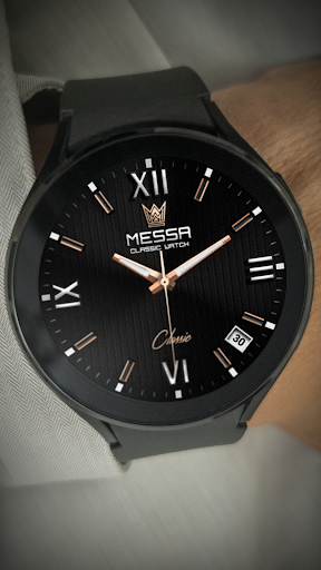 Android application Classic Watch Face Messa Luxe screenshort