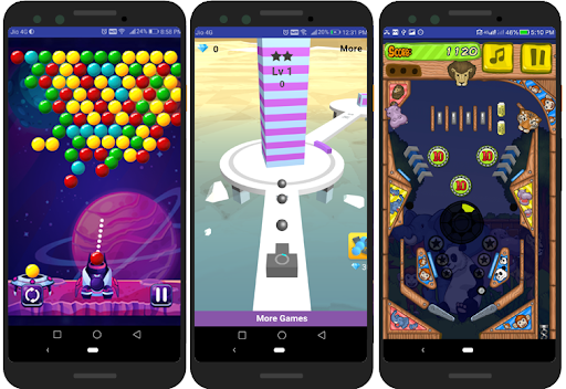 Android application Play 50 games :All in One app screenshort