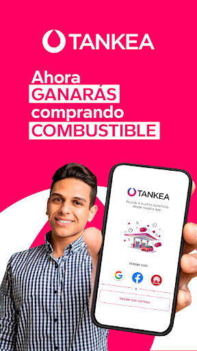 Android application TANKEA combustible y gana screenshort