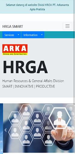 Android application HRGA SMART - HRGA DIVISION screenshort