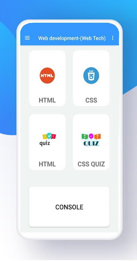 Android application Web development (Web-Tech) screenshort