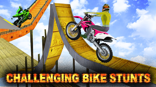 Bike Stunts New Games 2020:Free motorcycle games screenshots 1