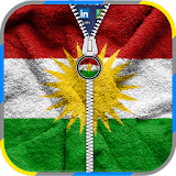 Kurdistan Zipper Kurd Flag icon