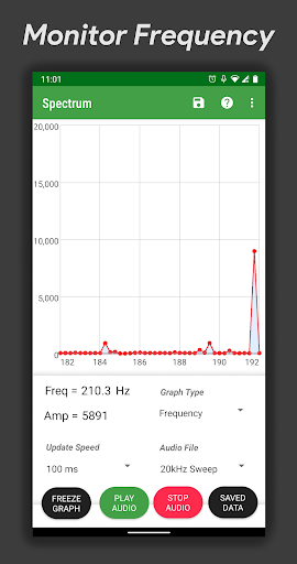 Android application Spectrum screenshort