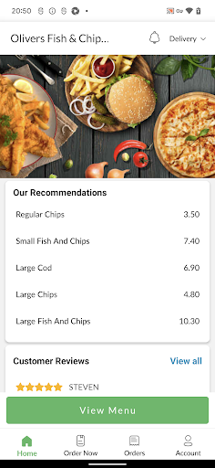 Olivers Fish & Chips Quinton Screen 2