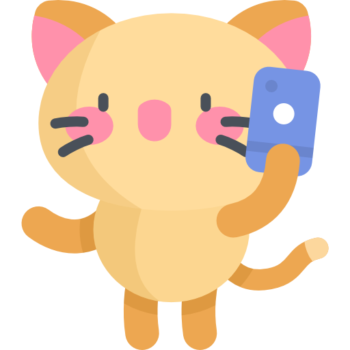 애옹애옹 문자왔옹 logo