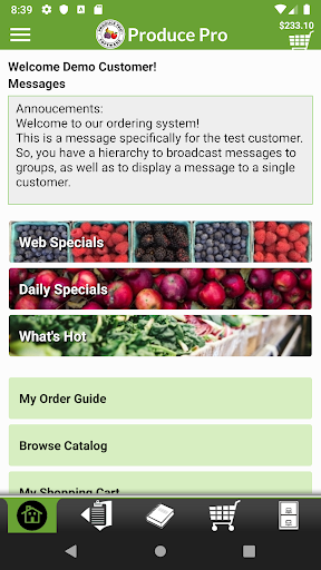 Android application PPro Checkout screenshort