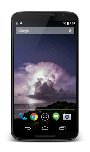 Android application Storm Video Live Wallpaper 3D screenshort