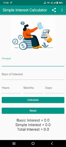 Simple Interest Formula Screen 2