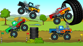 Monster Truck Rally - Screenshot 1