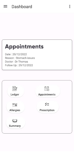 Android application Hospital Management Demo screenshort
