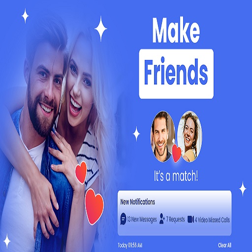 FriendFin: Flirt and Date  Icon