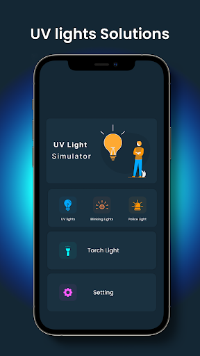 Android application Black light UV Light Simulator screenshort