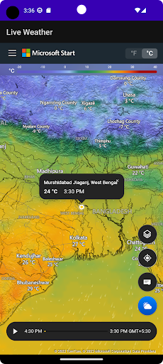 Android application Ando Live Weather screenshort
