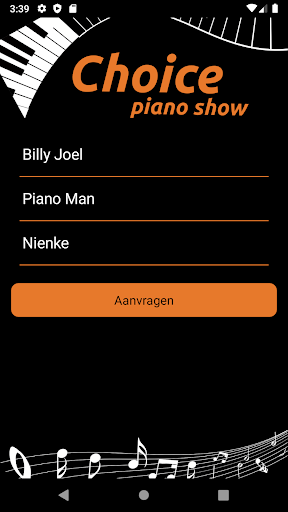 Android application Choice Pianoshow screenshort