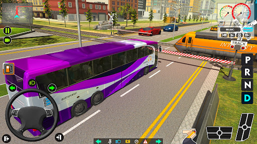 Coach Bus Driving Sim Game 3D androidhappy screenshots 2