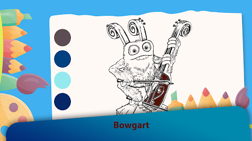 Bowgart Monsters Coloring