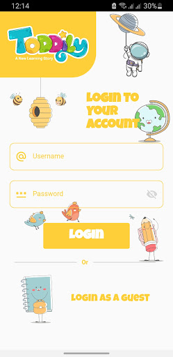 Android application Toddily screenshort