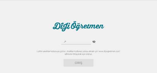 Android application Diji Öğretmen screenshort