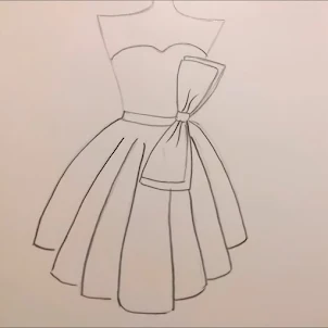 como dibujar vestidos