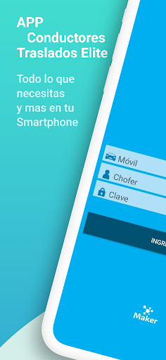 Android application Conductores - Traslados Elite screenshort