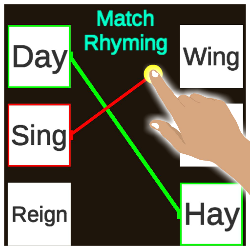 Match rhyming words  Icon