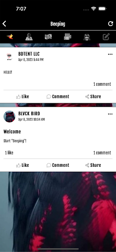 BLVCK BIRD Screen 2