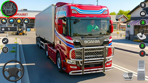 Cargo Trailer Truck Drive Game screenshot 12