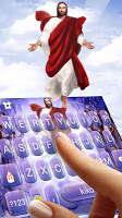 screenshot of Jesus Christ Keyboard Theme