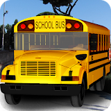 School Bus Pick Up Driving 3D icon