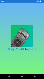 Mxq 4k remote control