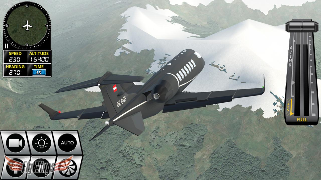 Android application Flight Simulator 2016 FlyWings screenshort
