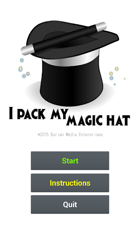 I pack my magic hat Screen 2