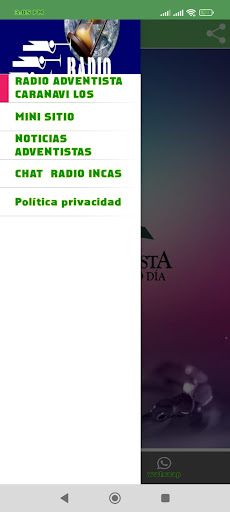 Android application RADIO ADVENTISTA LOS INCAS screenshort