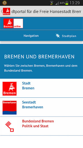 Bremen APP Screen 3